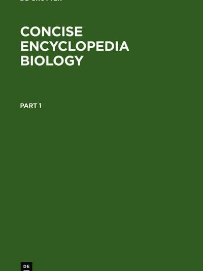 Concise encyclopedia biology