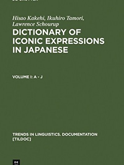 Dictionary of iconic expressions in Japanese