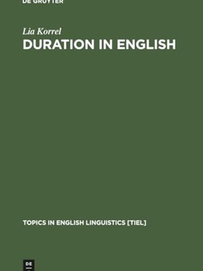 Duration in English