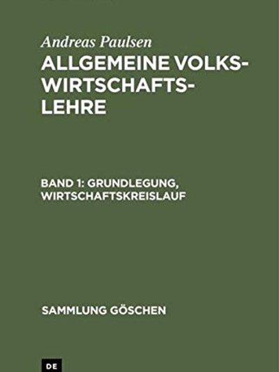 Grundlegung, Wirtschaftskreislauf : Aus