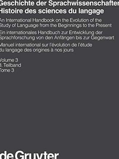 History Of The Language Sciences