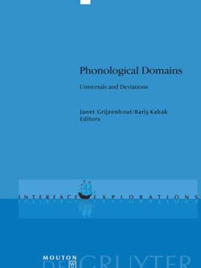 Phonological domains