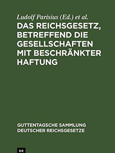 Reichsgesetz, betreffend die Gesellschaften mit beschränkter Haftung