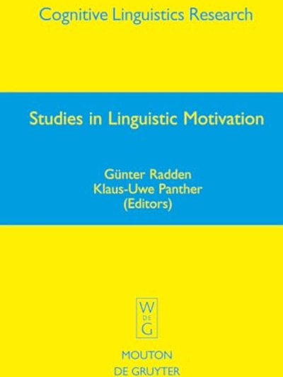 Studies in linguistic motivation