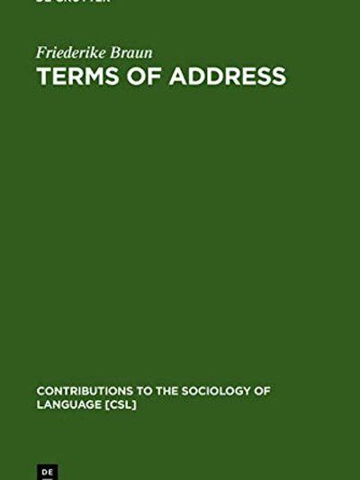 Terms of address