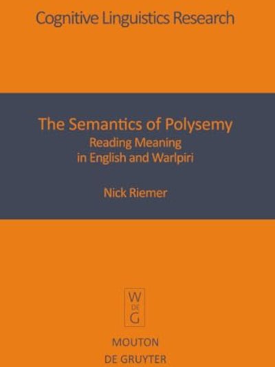 The semantics of polysemy