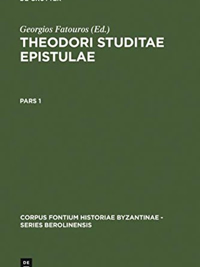 Theodori Studitae epistulae