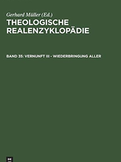 Theologische Realenzyklopadie